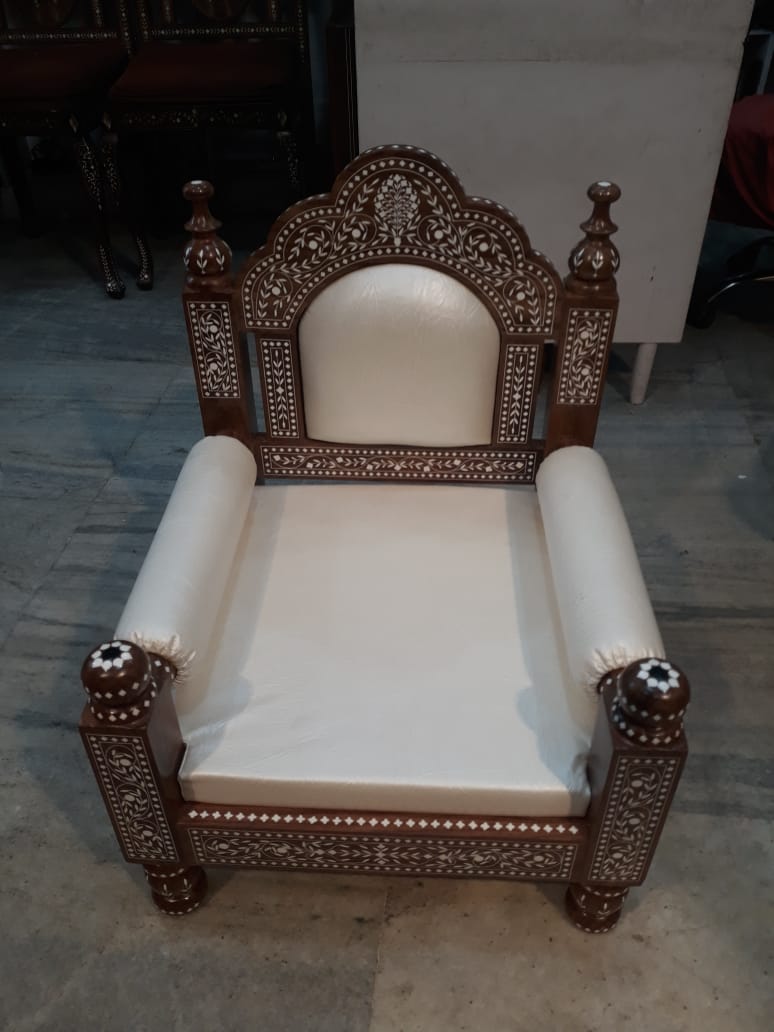 wooden fine inlay chairs folding.